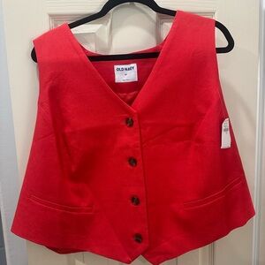 Old Navy Cherry Tomato Vest
